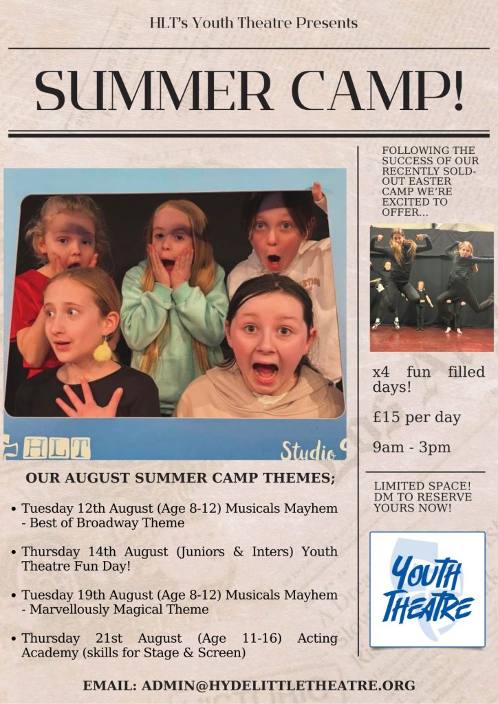 Summer Camp Hyde Little Theatre